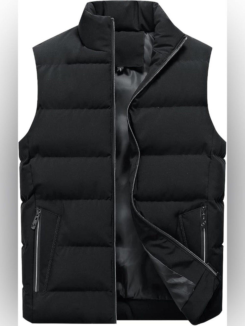 Men’s Black Puffer Vest Size M NWT